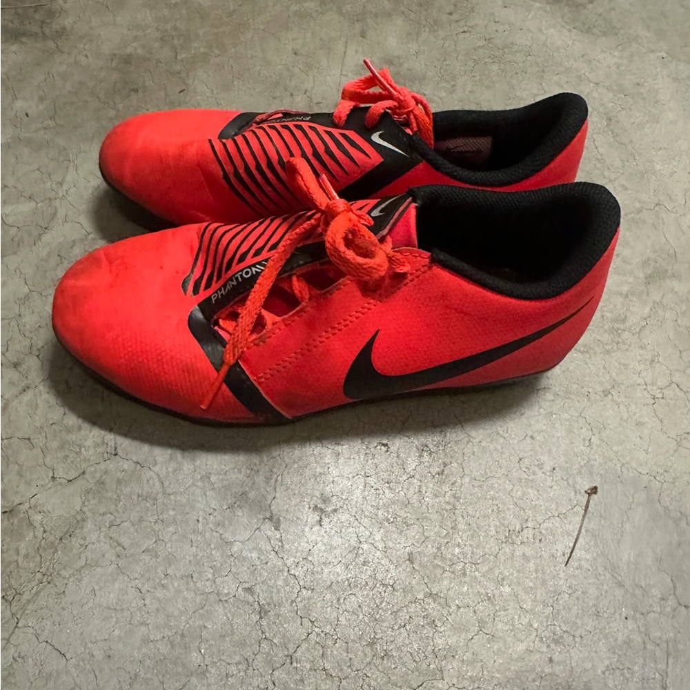 Nike Red and Black Soccer Cleats
